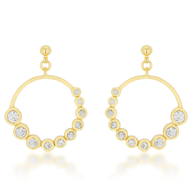 Carmen Circle Earrings | Gold