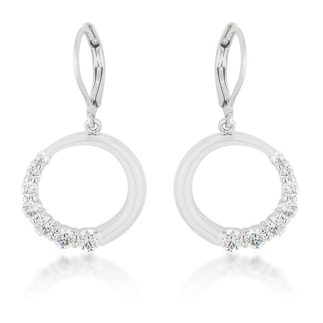 Carmen Circle Earrings | Silver