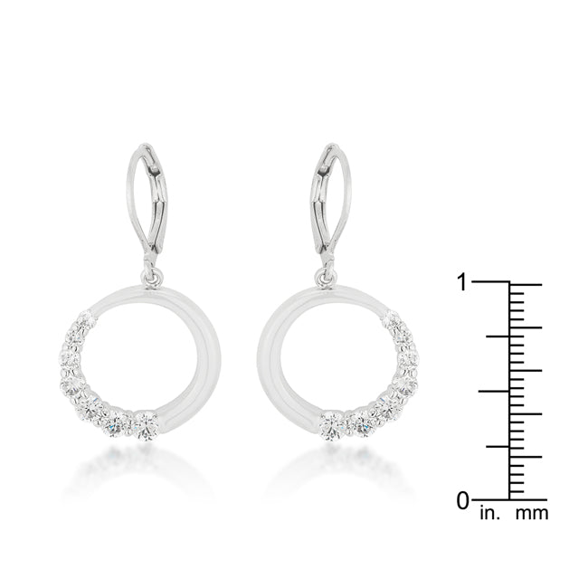 Carmen Circle Earrings | Silver