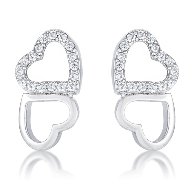 Sweetheart Earrings | Silver