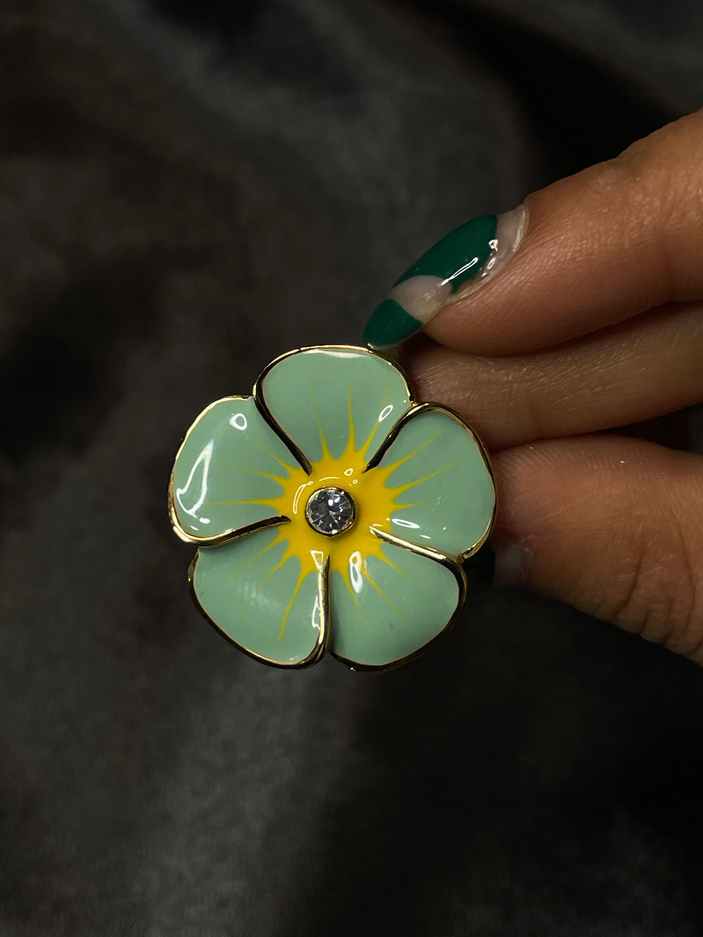 Flower Ring | Light Blue