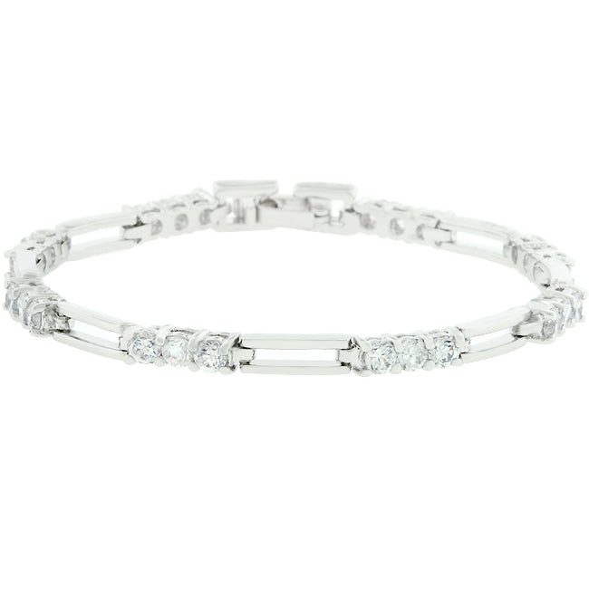 Celestial Triplet Tennis Bracelet