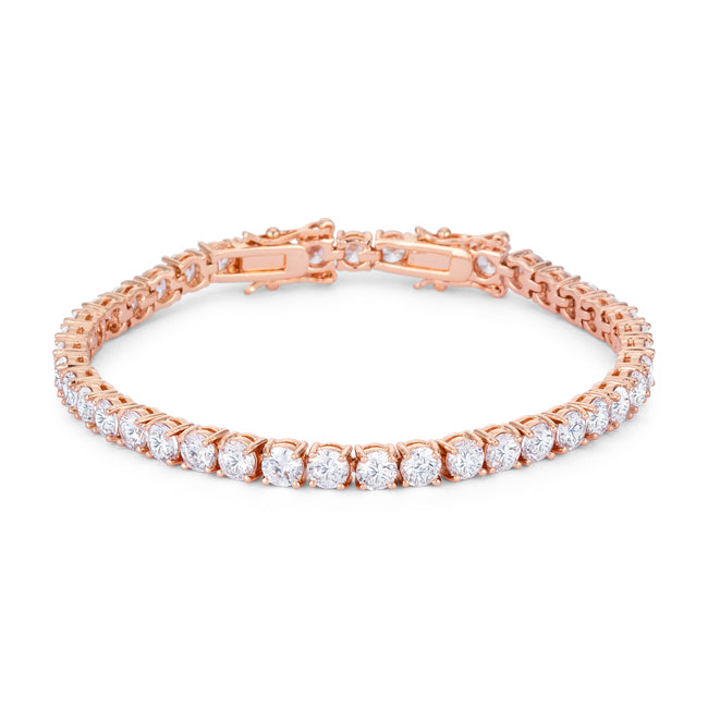 Lana Tennis Bracelet | Rose Gold