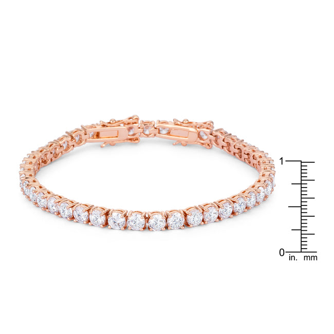 Lana Tennis Bracelet | Rose Gold