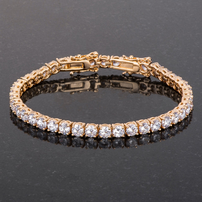 Lana Tennis Bracelet | Gold Plated