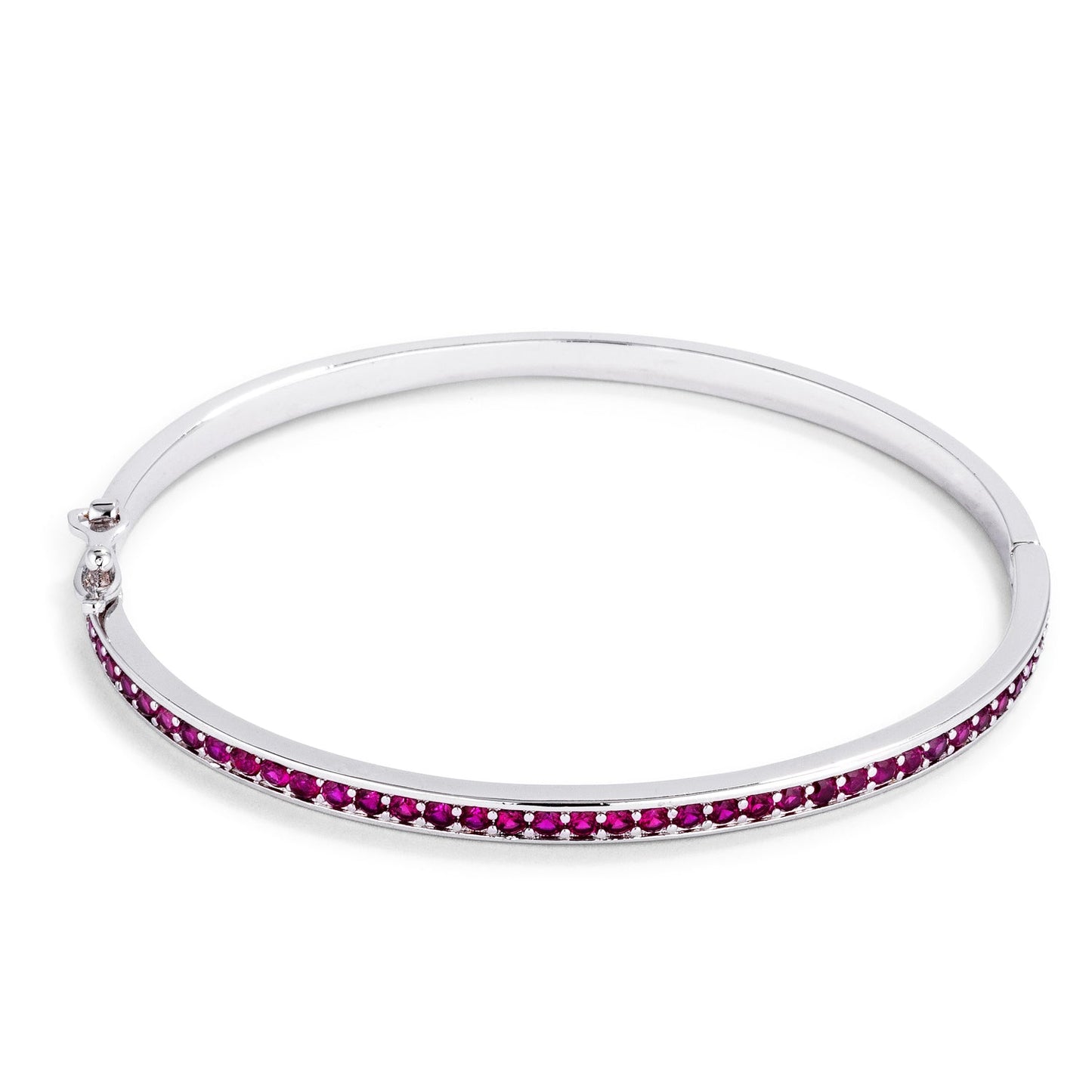 Grace Fuchsia Bangle Bracelet