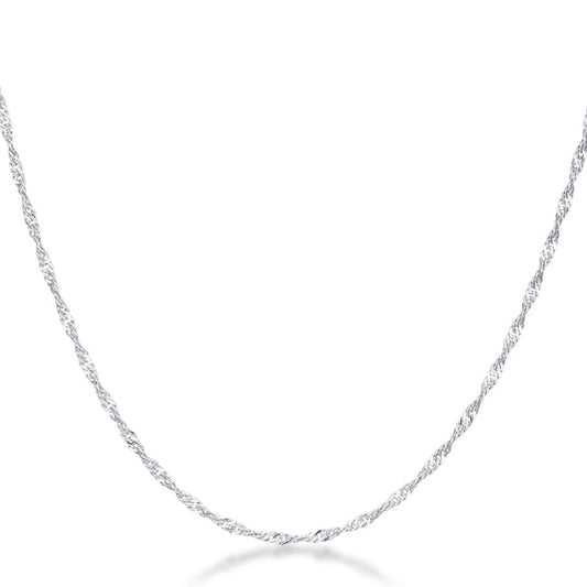 Riv Twist 16 in. Chain | Silver