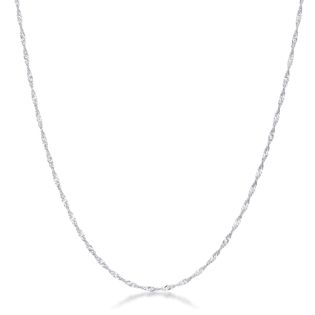 Riv Twist 16 in. Chain | Silver