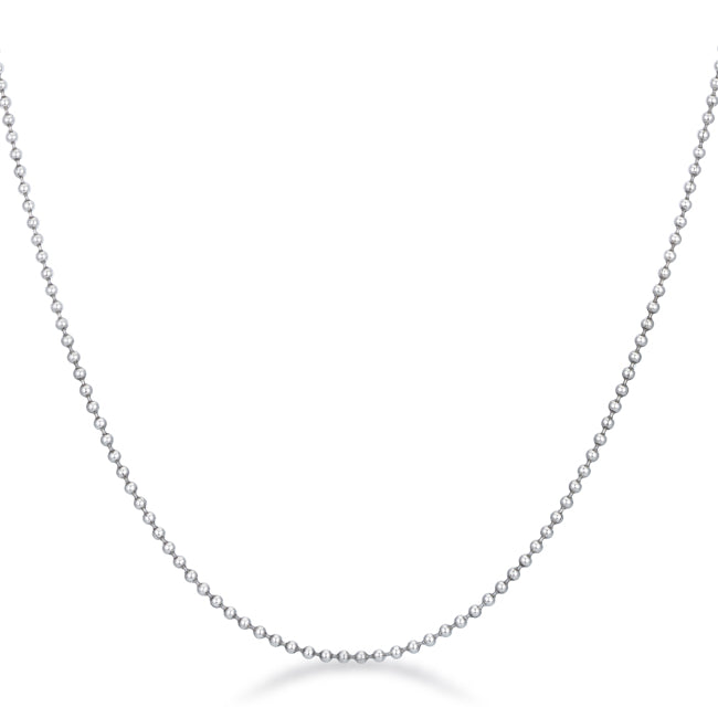 Bey Beaded Jubilee Chain | Silver