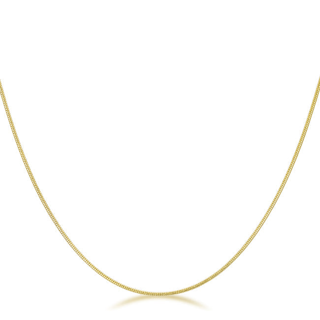 Snake Chain 18” | Gold