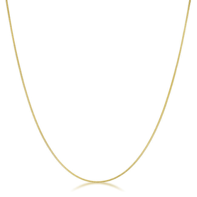 Snake Chain 18” | Gold