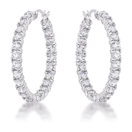 Eternity Hoop Earrings