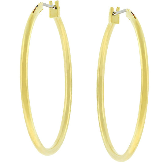 Golden Hoop Earrings