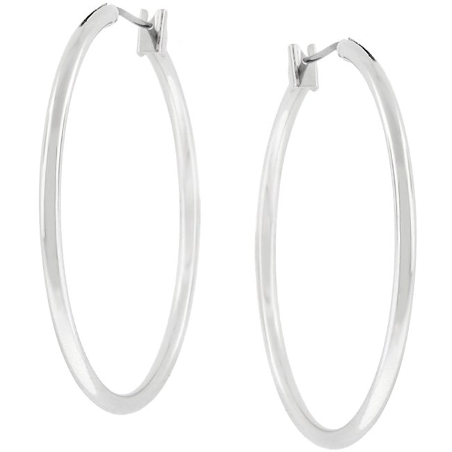 Silver Hoop Earrings