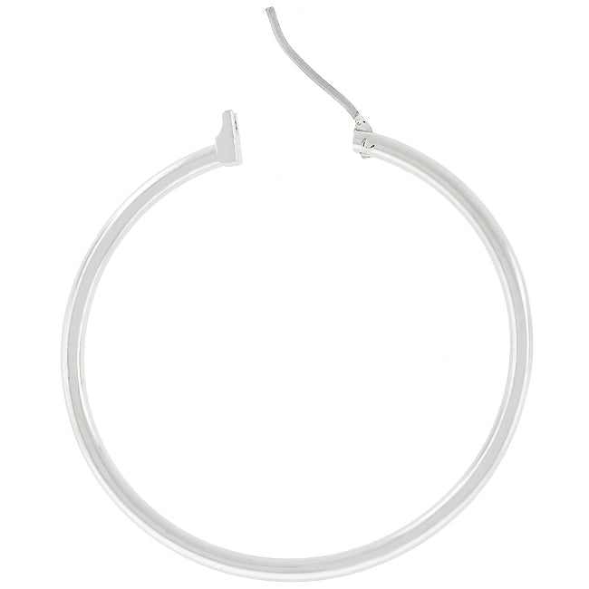 Silver Hoop Earrings