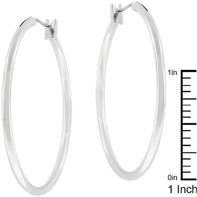 Silver Hoop Earrings