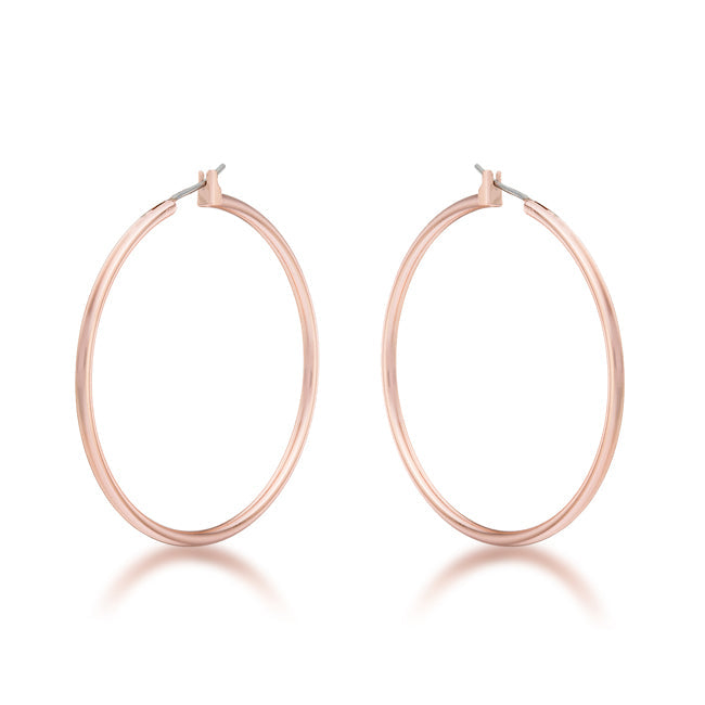 Hoop Earrings | Rose Gold