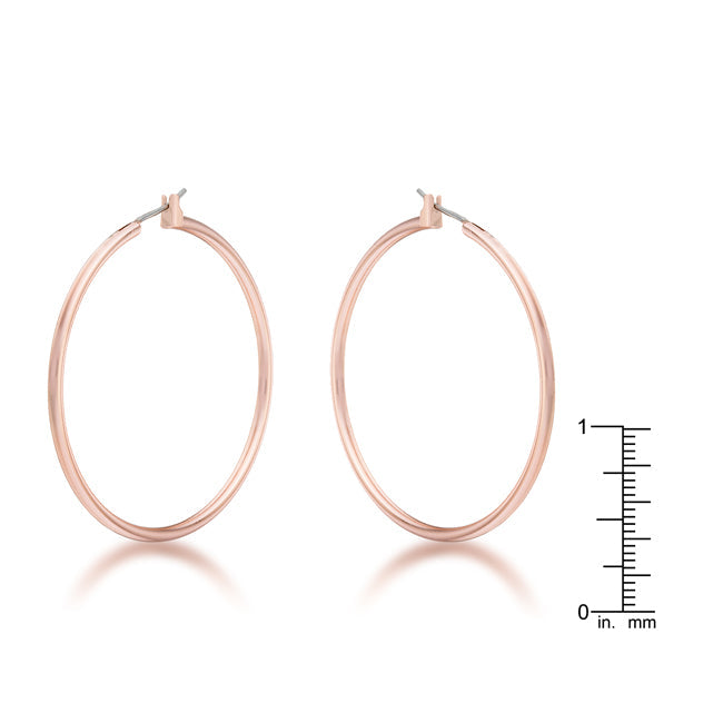 Hoop Earrings | Rose Gold