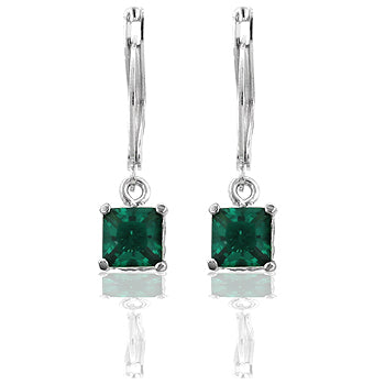 Forest Drop Earrings | Emerald