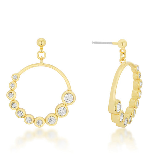 Carmen Circle Earrings | Gold