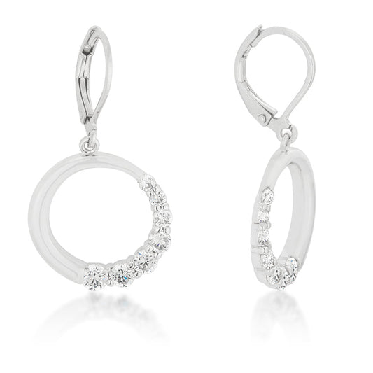 Carmen Circle Earrings | Silver