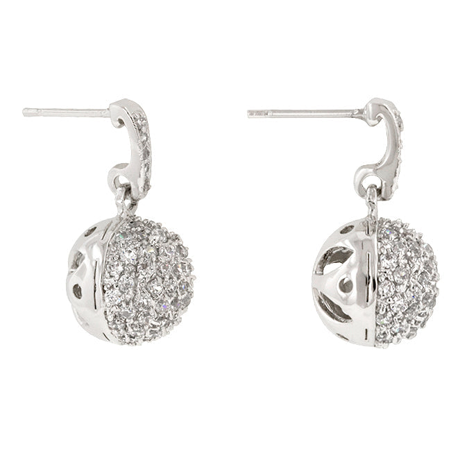 Ball Dangle Earrings | Silver