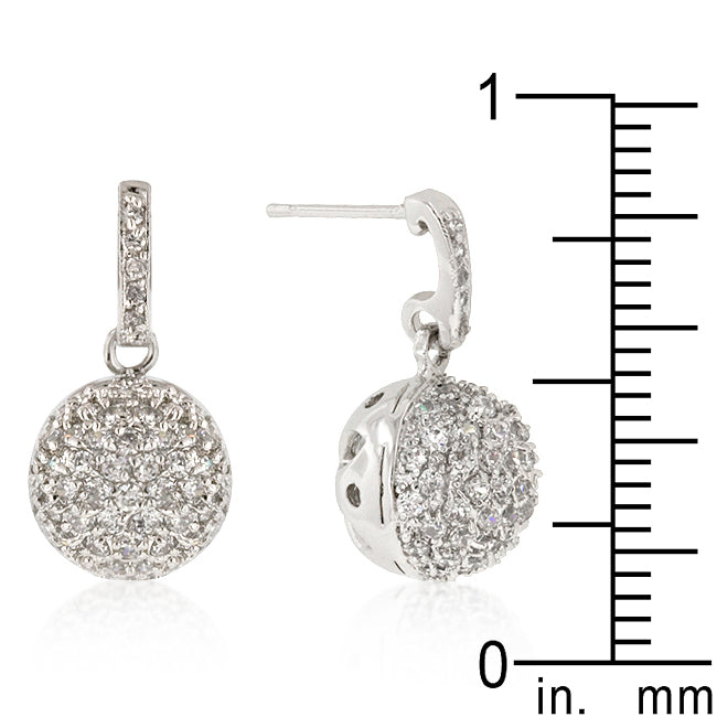 Ball Dangle Earrings | Silver