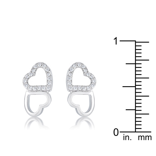 Sweetheart Earrings | Silver