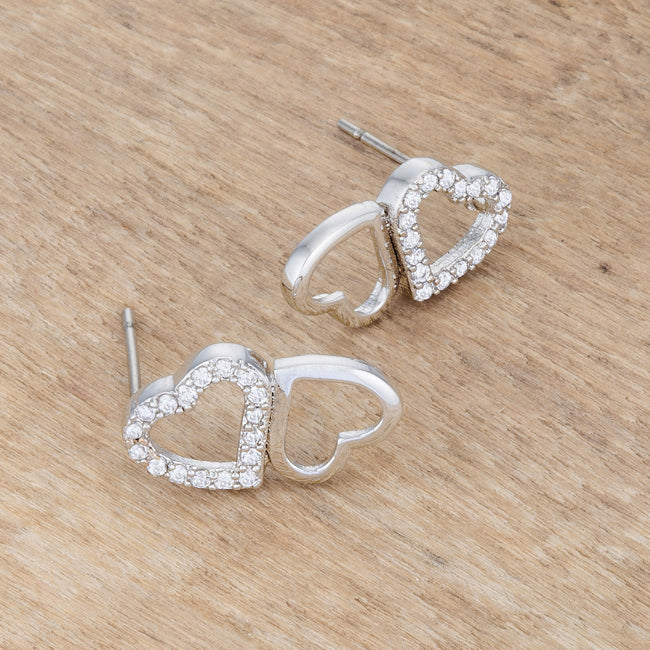 Sweetheart Earrings | Silver