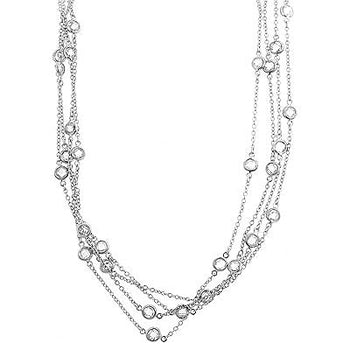 Pax Layered Necklace | Silver Toned