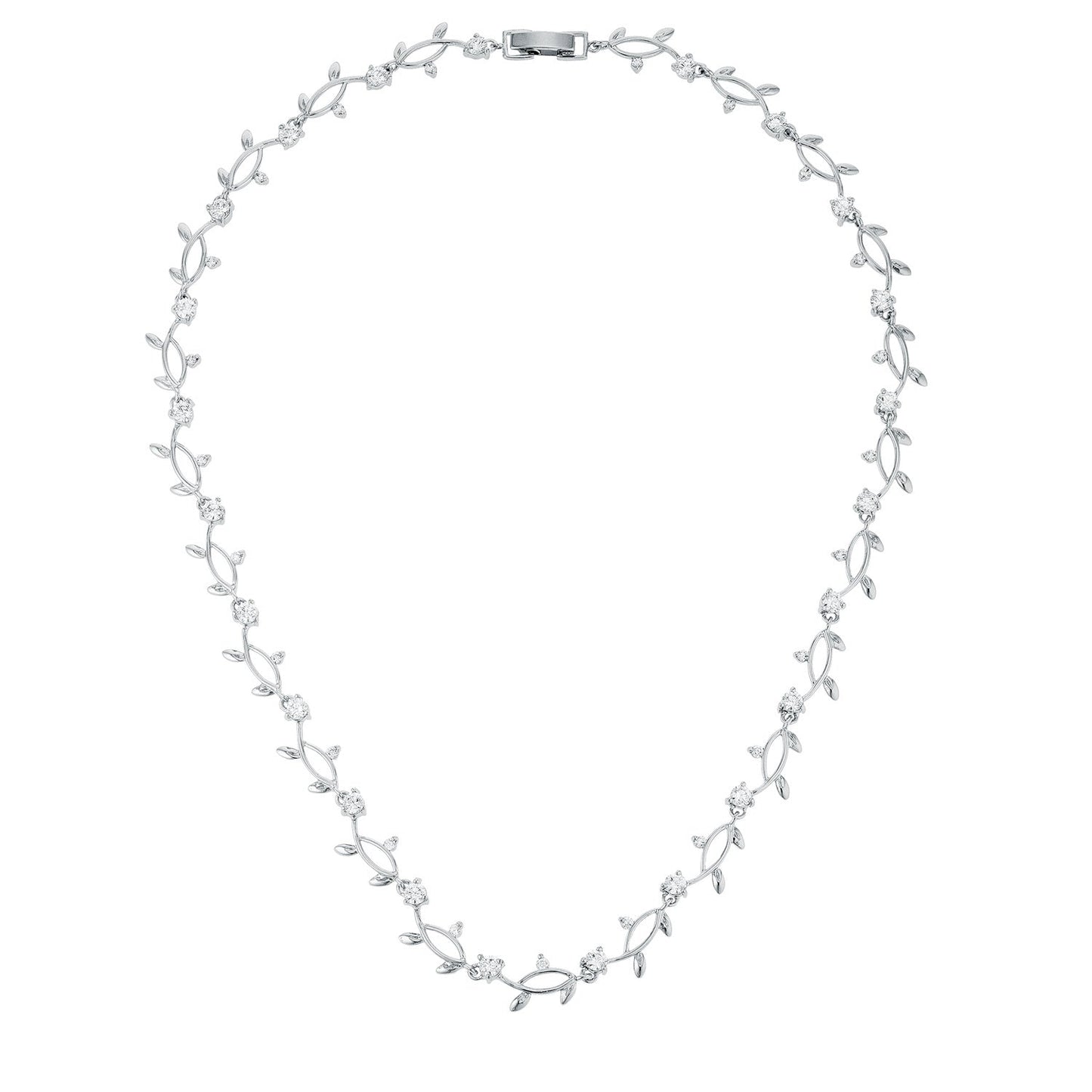 Aviva Vine Necklace | Silver