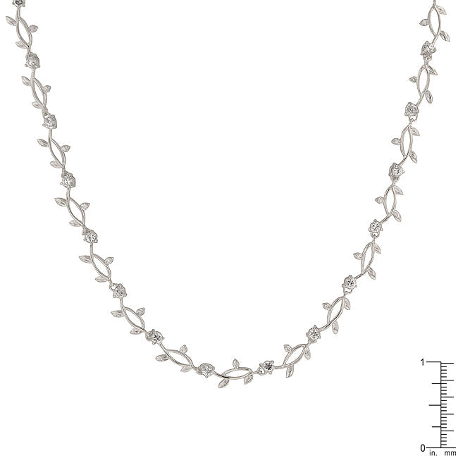 Aviva Vine Necklace | Silver