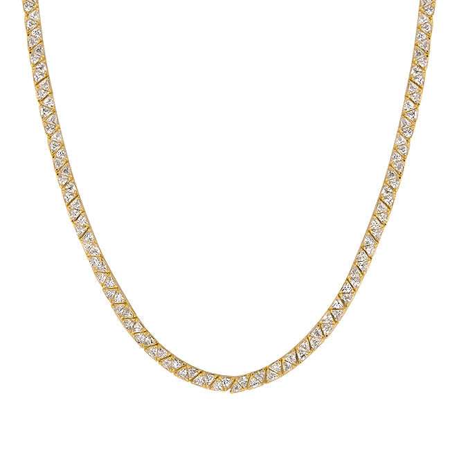 Rae Tennis Necklace | Gold