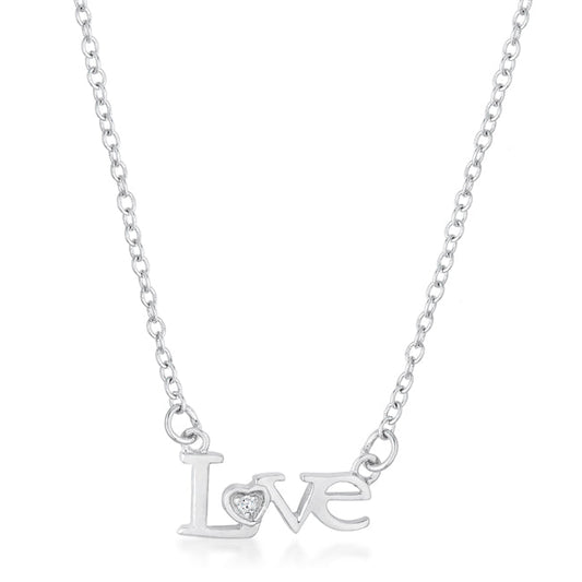 Love Necklace | Silver