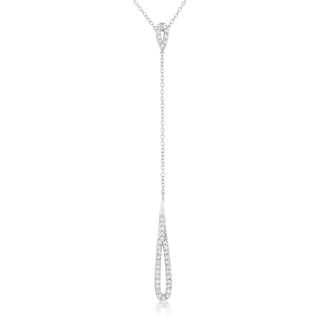 Chrisette Classic Drop Lariat Necklace