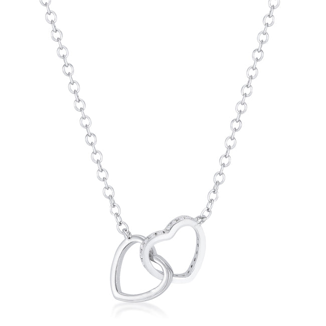 Interlocking Sweetheart Necklace