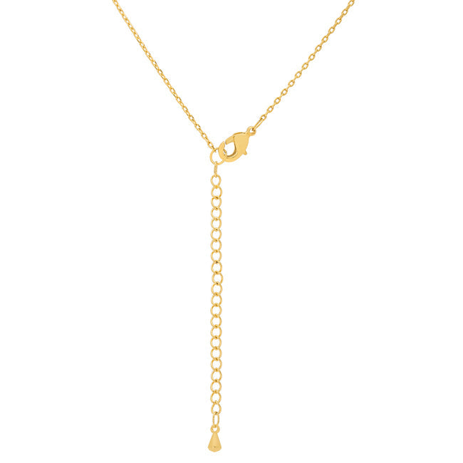 “a” Initial Necklace | Gold