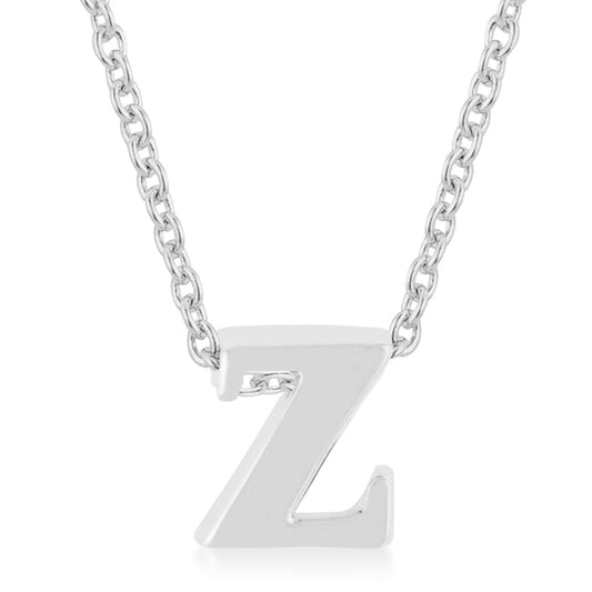 “z” Initial Necklace | Silver