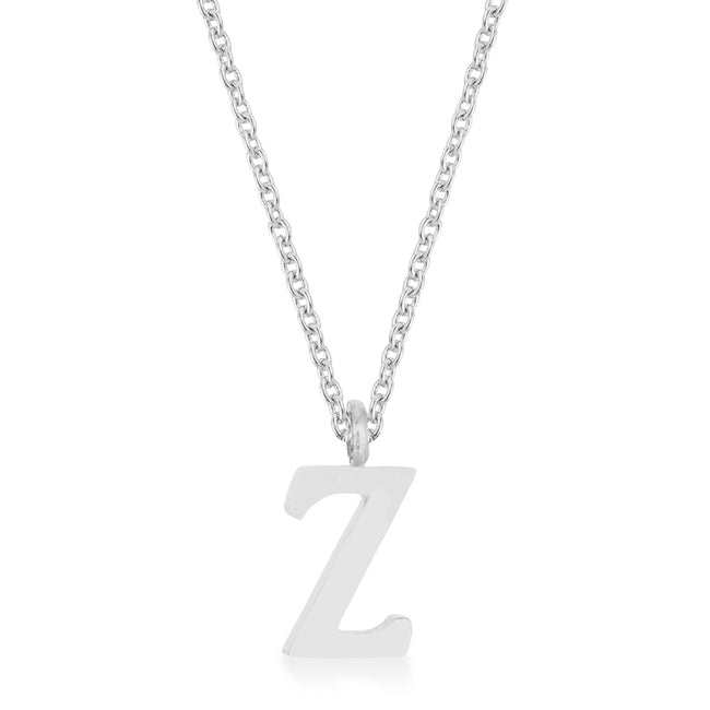 “Z” Initial Necklace | Silver