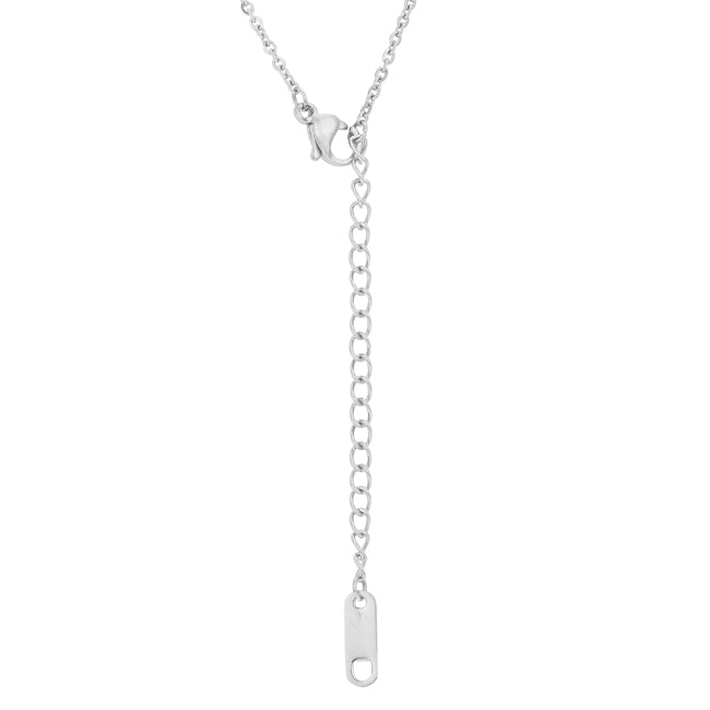 Lou Rose Drop Necklace | Silver