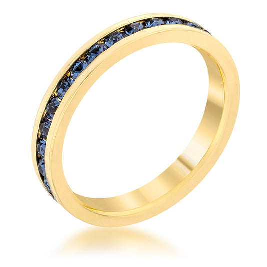 Dark Blue Stackable Ring