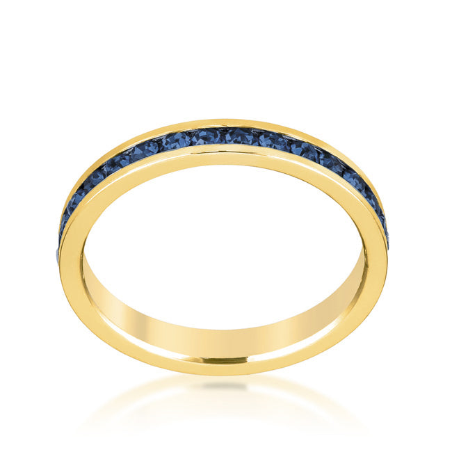 Dark Blue Stackable Ring