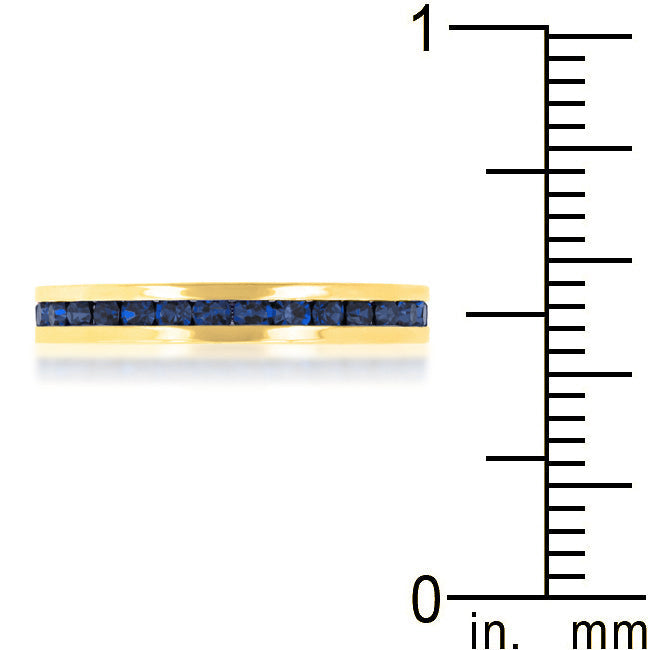 Dark Blue Stackable Ring