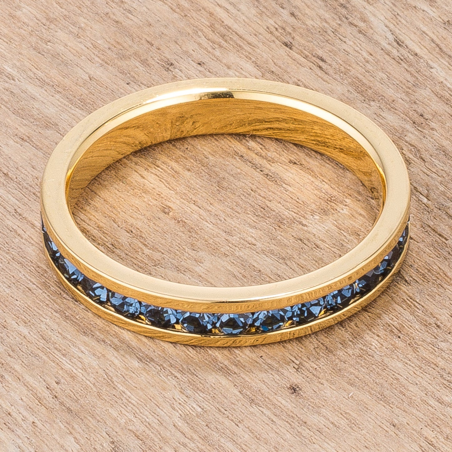 Dark Blue Stackable Ring