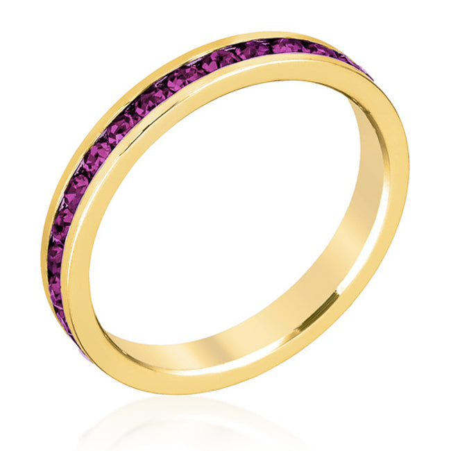 Purple Stackable Ring