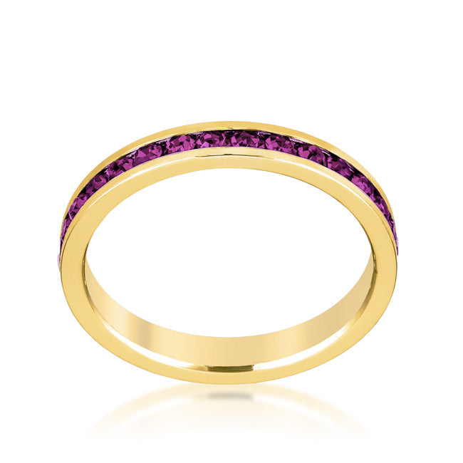 Purple Stackable Ring