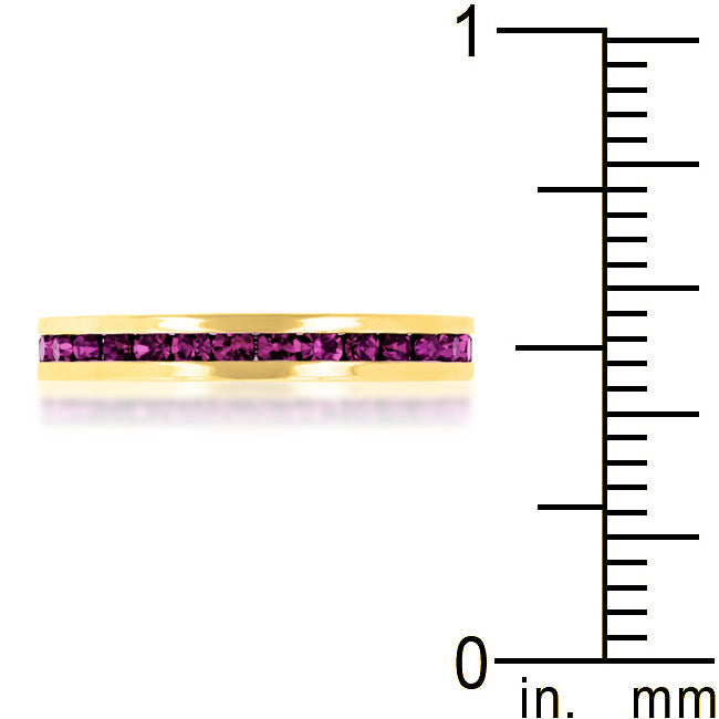 Purple Stackable Ring