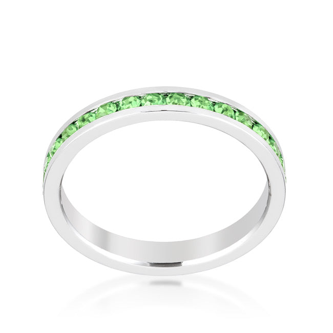 Stylish Stackables Peridot Crystal Ring