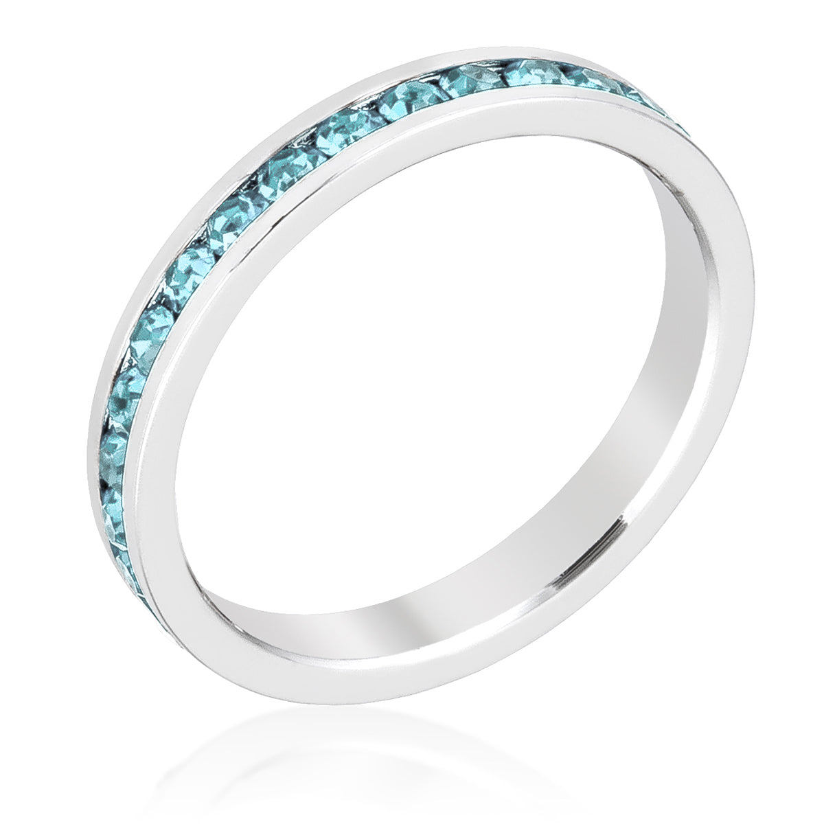 Aquamarine Stackable Ring