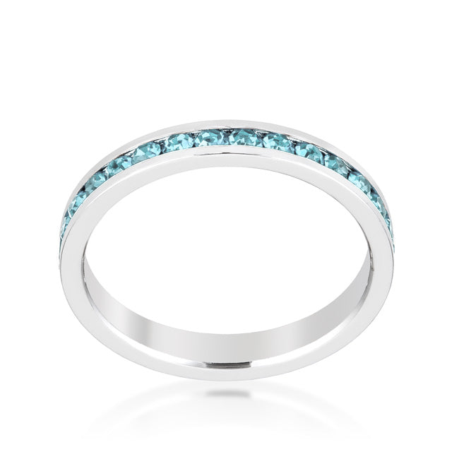 Aquamarine Stackable Ring